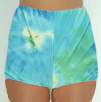 Tankini Blue Tie Dye Short Bottom image